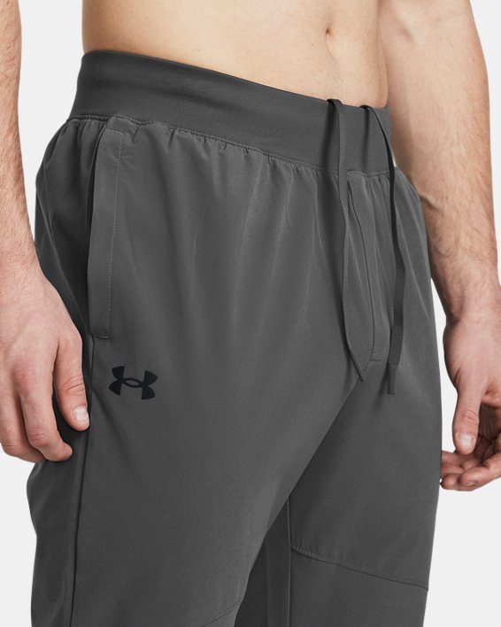 Pantalon de jogging UA Stretch Woven pour homme, Gray, pdpMainDesktop image number 3